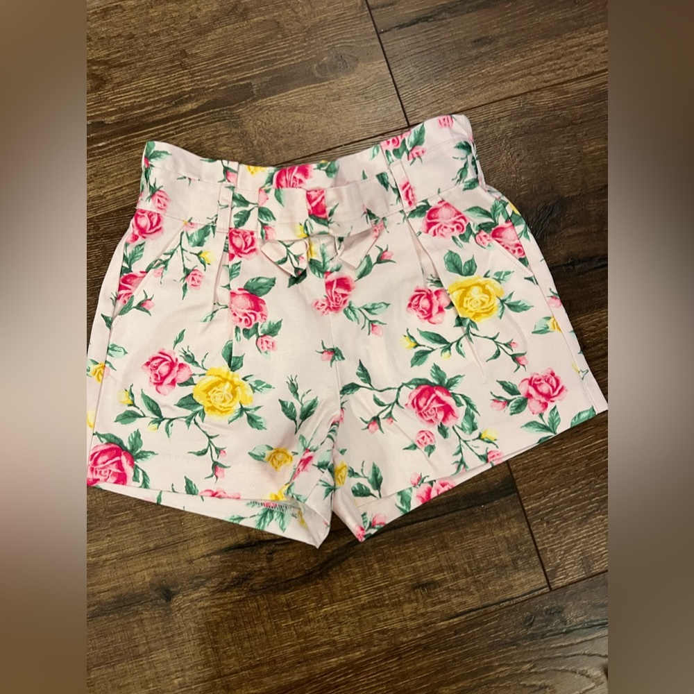 Janie and Jack | FLORAL BOW SATIN SHORT